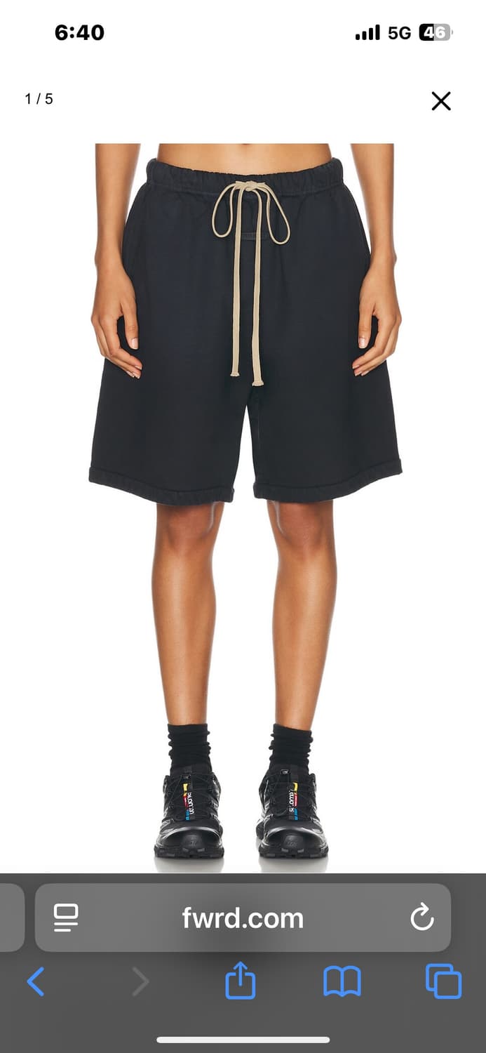 피어오브갓 7th 릴렉스 스웻 쇼츠 반바지 상품이미지2