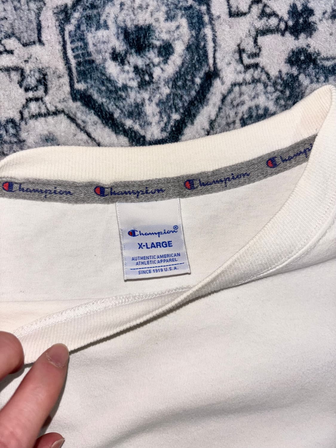 Champion 빅로고 올드스쿨 반팔 티셔츠 상품이미지3