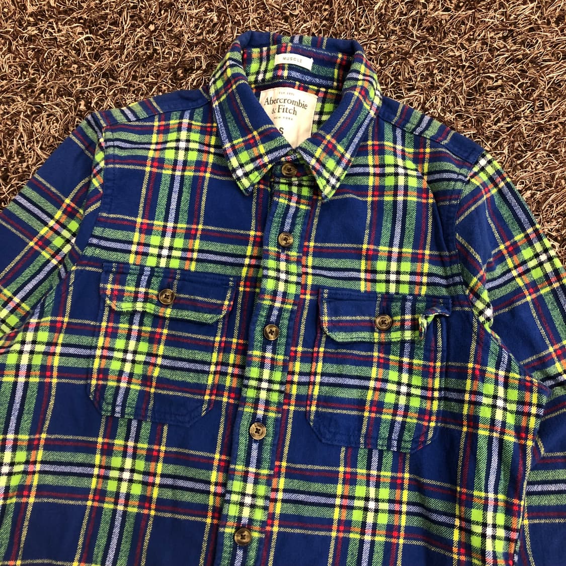 아베크롬비 체크 셔츠 상품이미지3