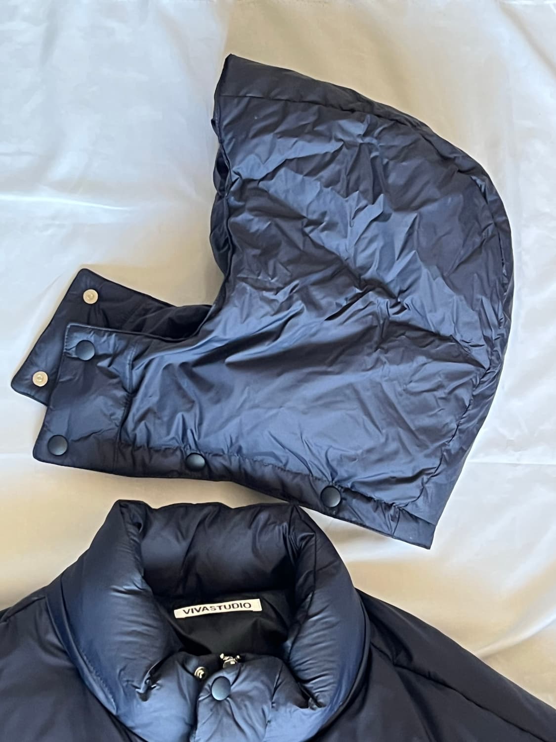 [L]비바스튜디오 덕다운 숏패딩 네이비 상품이미지5