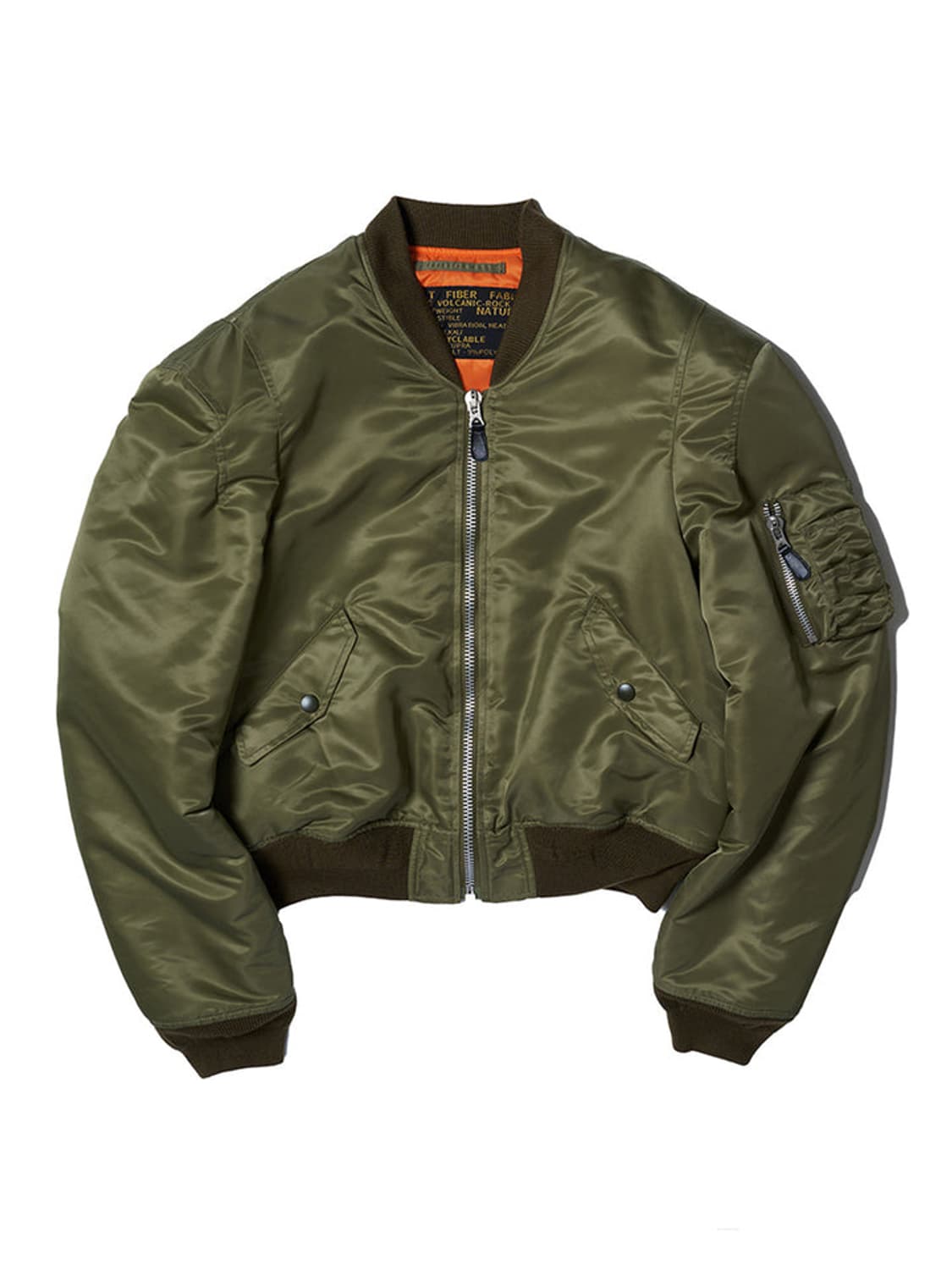 [M]더블렛 24SS 로봇 숄더 카키 봄버 MA-1 자켓 상품이미지3
