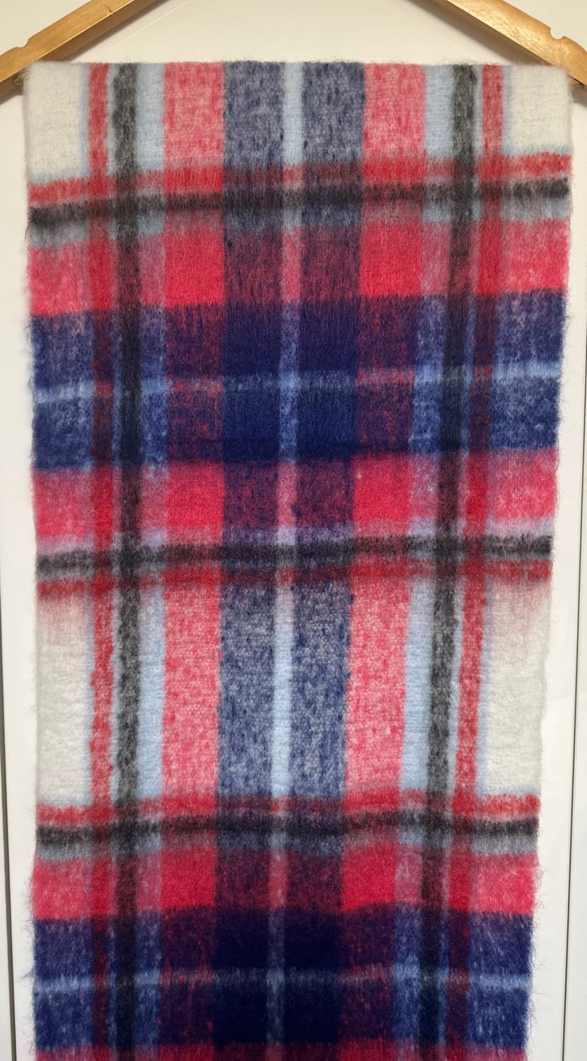 비비안웨스트우드 알파카모헤어울체크 머플러남여공용 상품이미지6