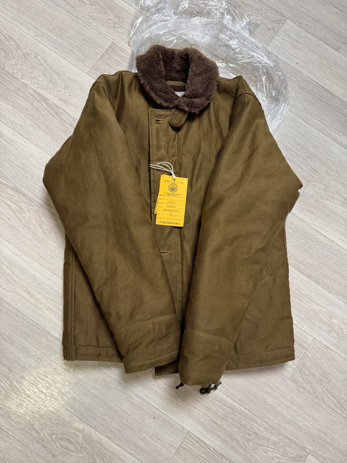 프리휠러스 N-1 덱자켓 40사이즈 새상품 상품이미지1