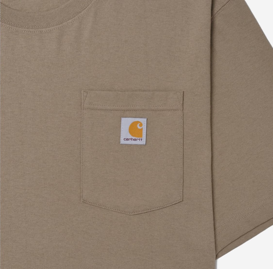 칼하트 루즈 핏 헤비웨이트 레귤러 숏슬리브 포켓 티셔츠 데저트 상품이미지3