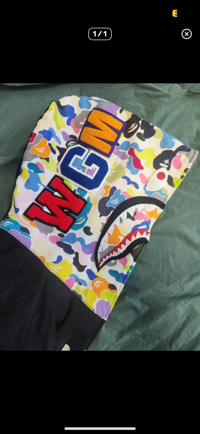 베이프 NYC 샤크후드 상품이미지5