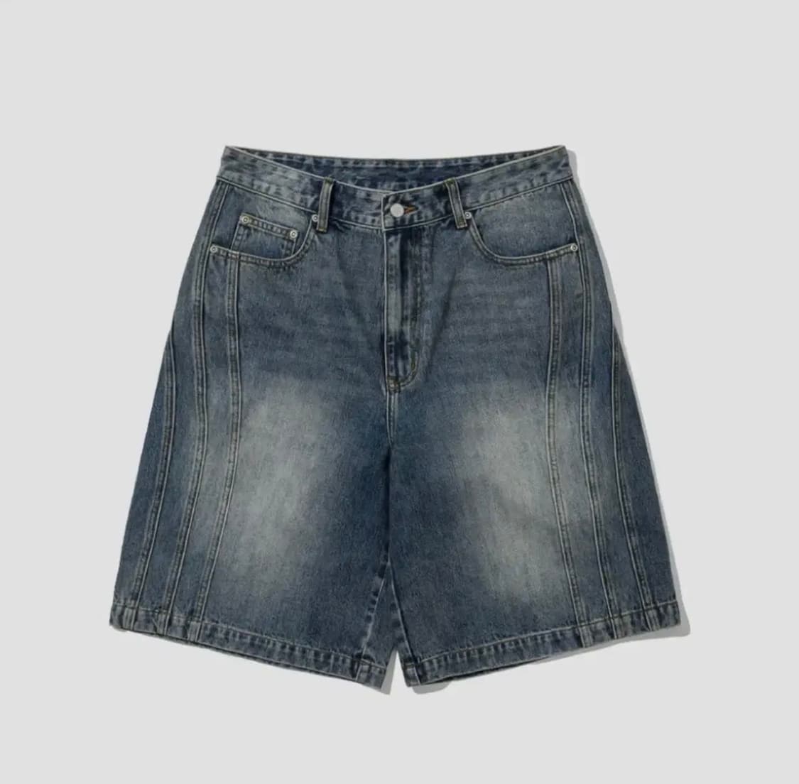 인템포무드 트리플컷 버뮤다팬츠 워터블루 L 상품이미지1