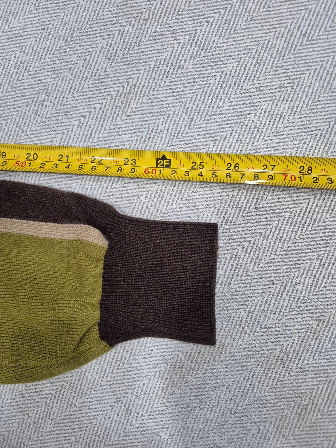 보그너 모100% 하프넥 방풍 니트 그린컬러 남성 105사이즈 상품이미지8