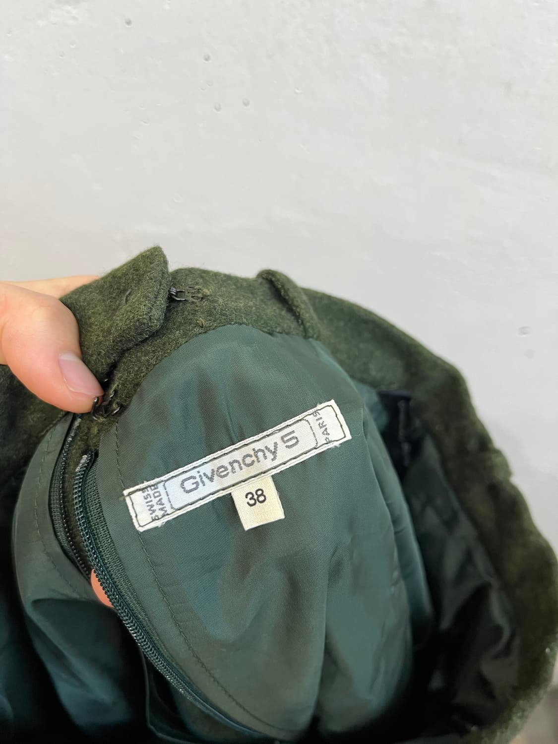 지방시 퓨어 실크 울 스커트 치마 Made in SWISS 상품이미지2