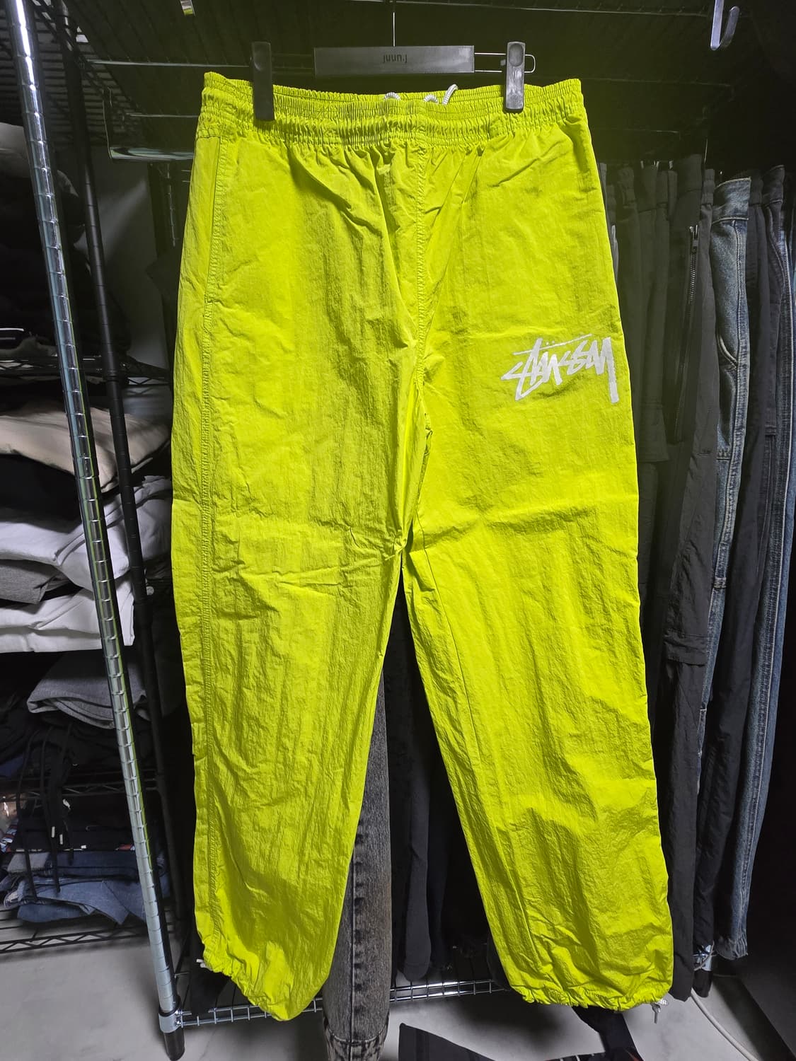 나이키 x 스투시 비치 팬츠 브라이트 캑터스 M사이즈 상품이미지2