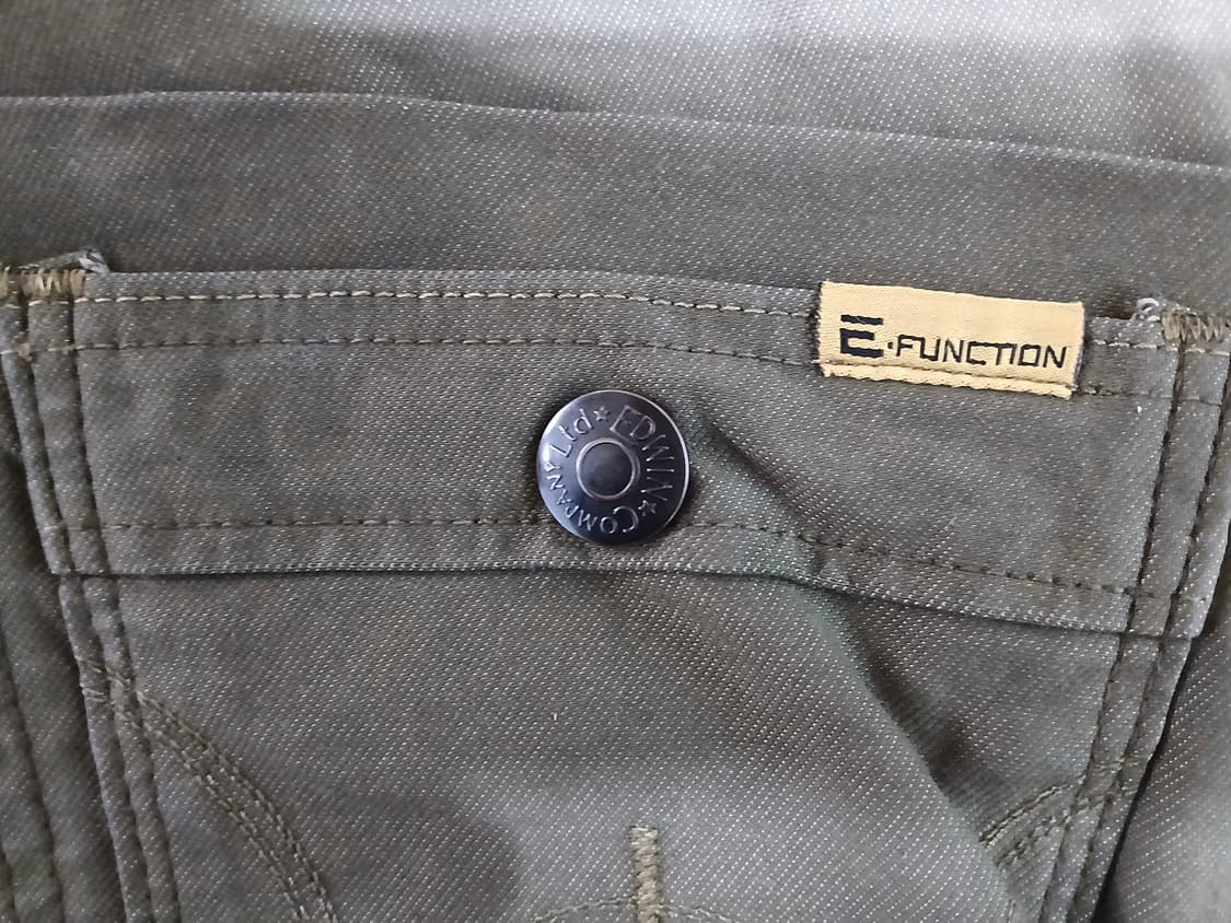 [L/32-33] EDWIN E-FUNCTION 져지즈 올리브 캔버스 팬 상품이미지4