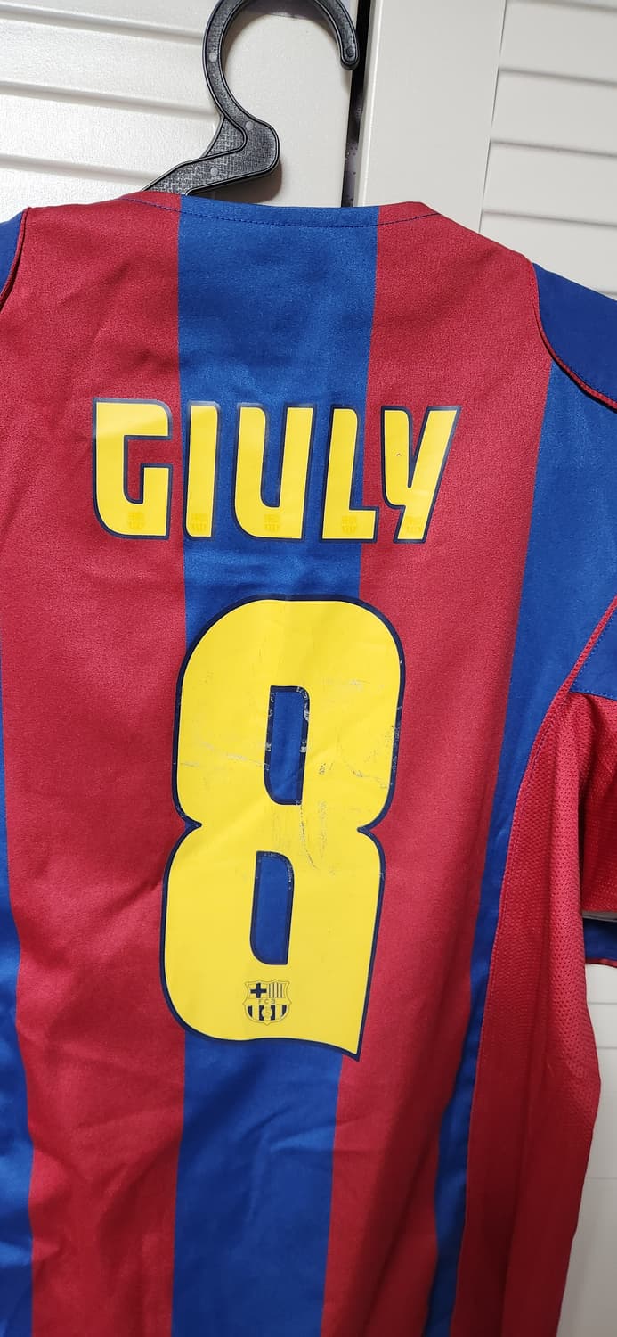 04-05 나이키 바르셀로나 홈 유니폼 반팔 NO.GIULY 상품이미지4