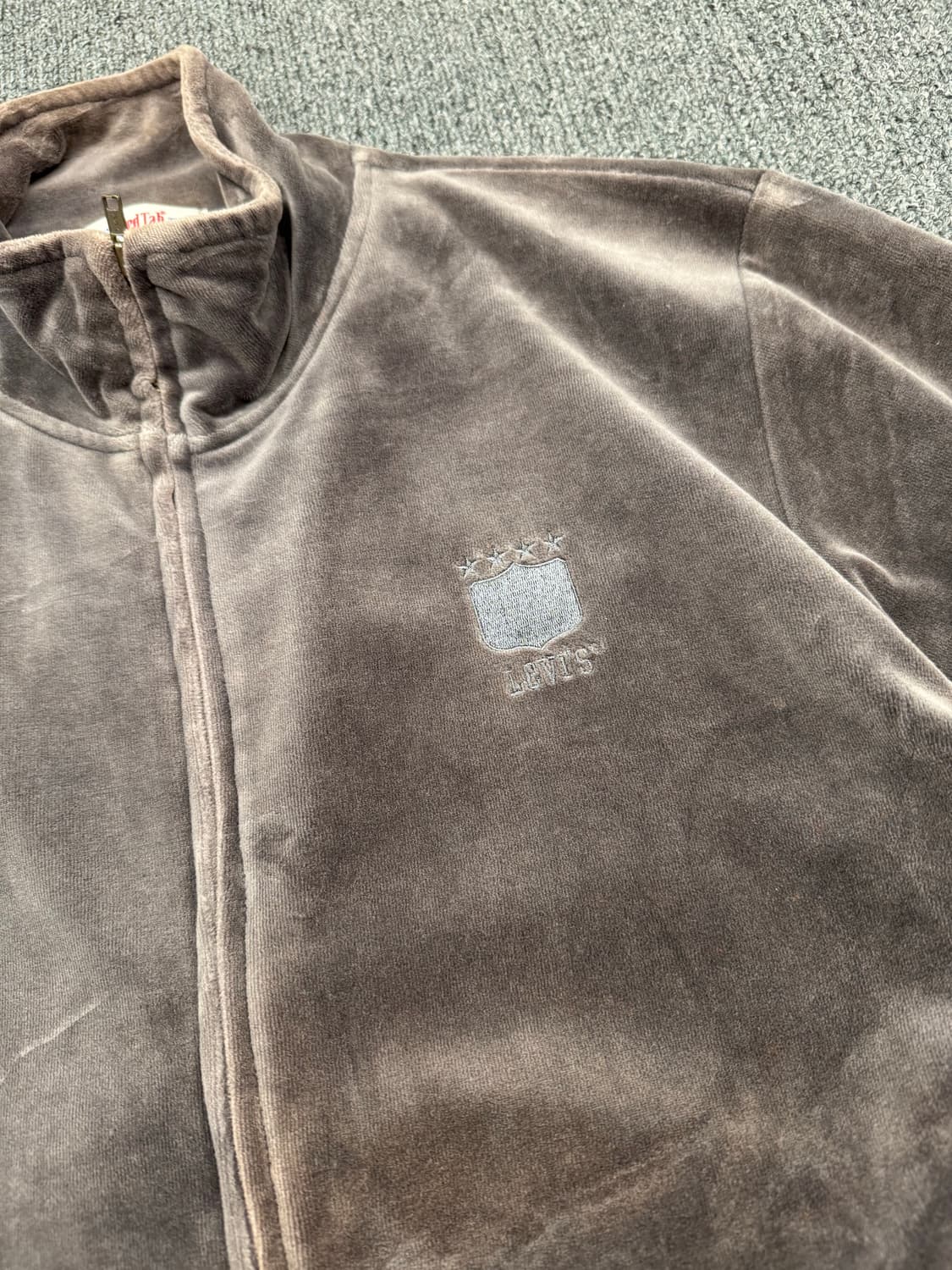 L)Levis Red Tab 벨벳 집업 상품이미지4