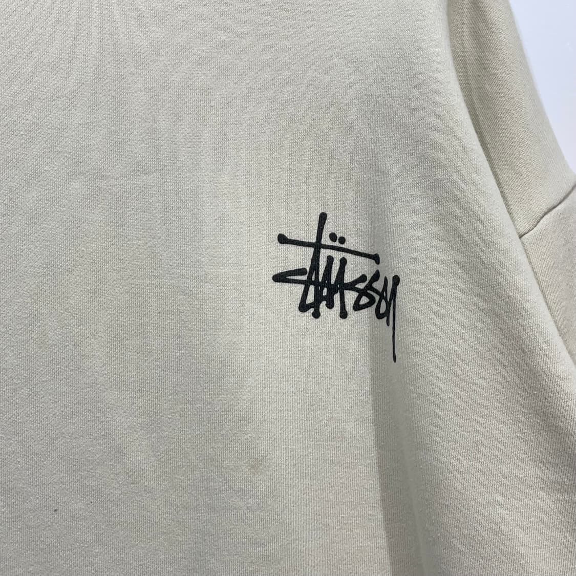 Stussy Cream Tone Signature Sweatshirt 상품이미지6