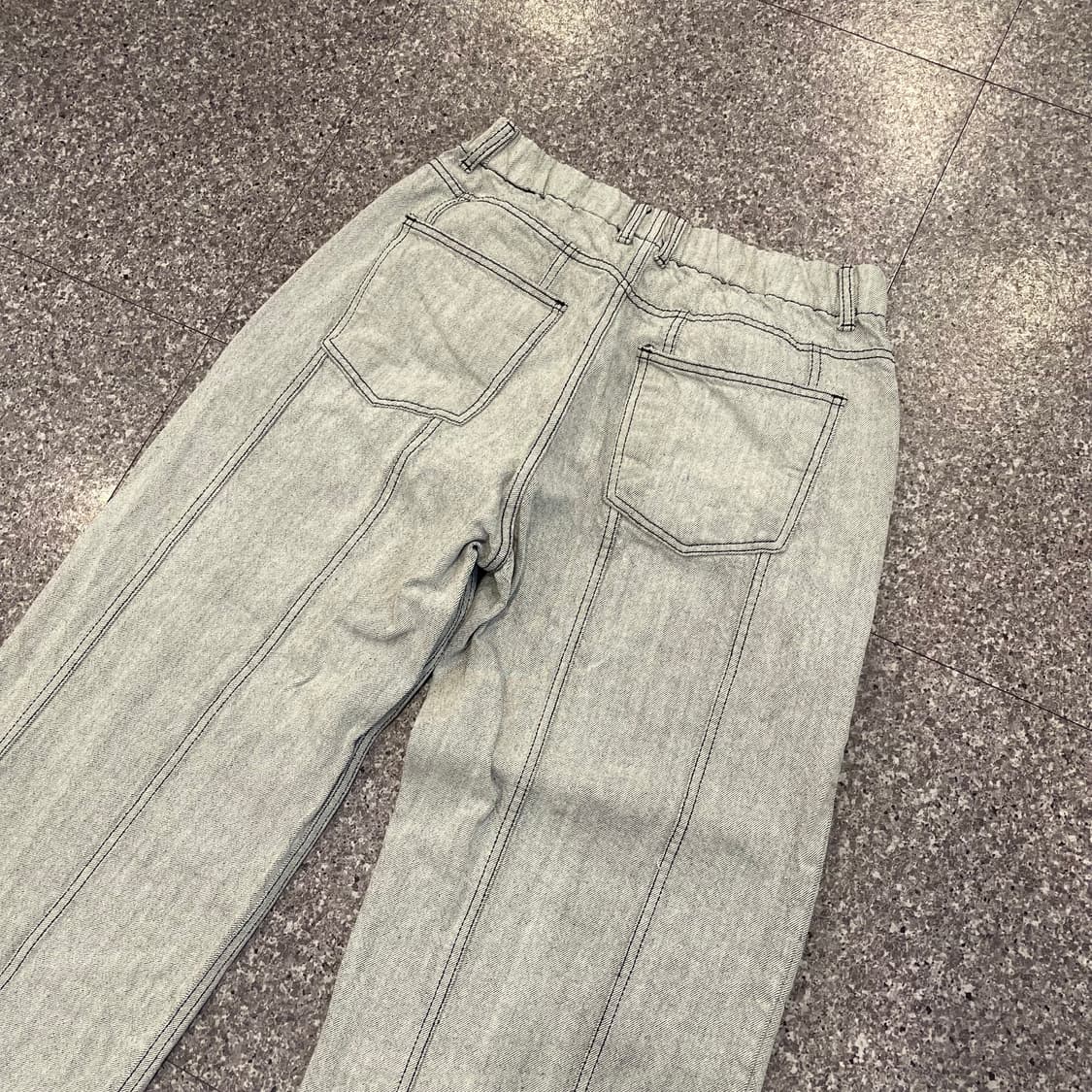 데님 절개팬츠 상품이미지6