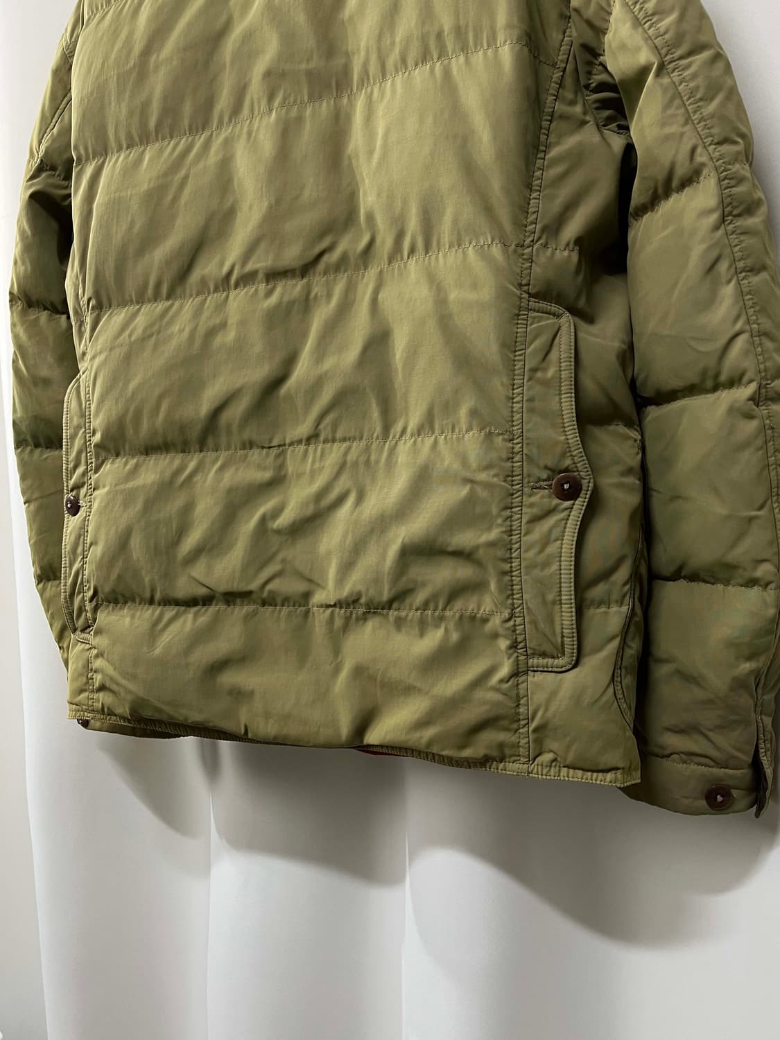 폴로 랄프로렌 썬페이딩 레더 코듀로이 헌팅 다운자켓 상품이미지10