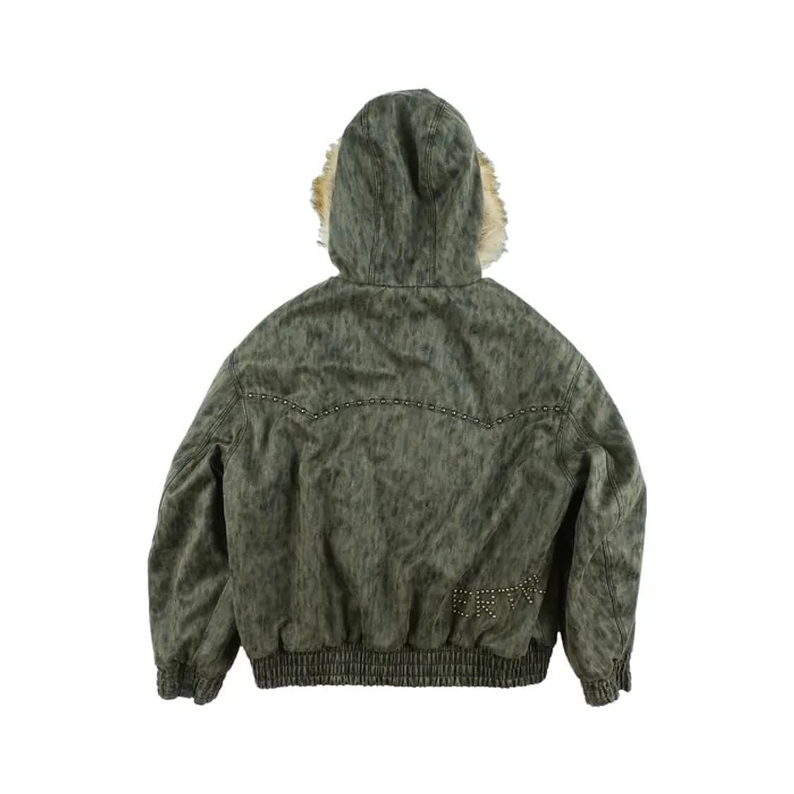 ERTR faux leather fur jacket black  상품이미지2