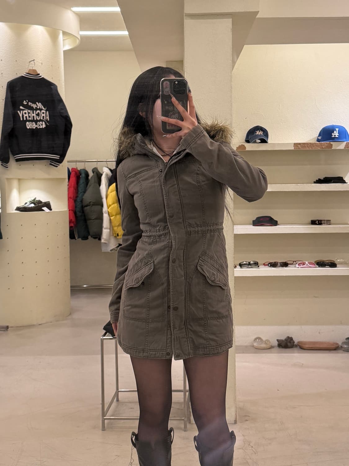 홀리스터 퍼 후드 야상 파카 U905 상품이미지1