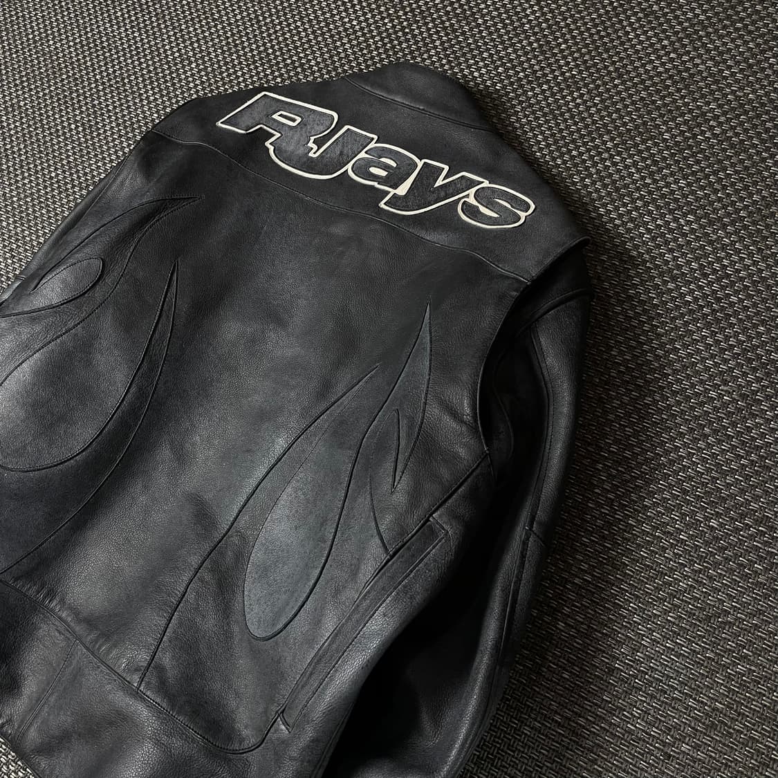 빈티지 RJ 바이커 레더 자켓 L 상품이미지7