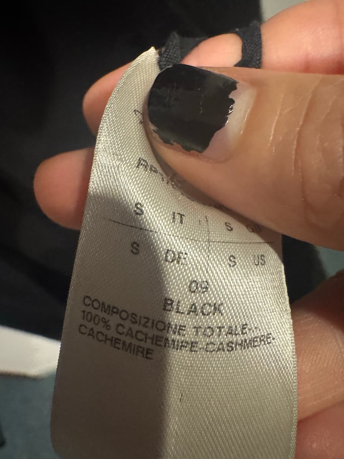 릭오웬스 캐시미어 100 롱 가디건  상품이미지6