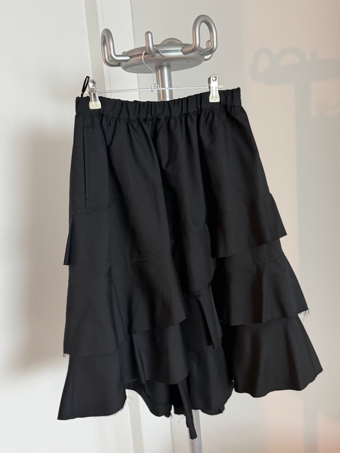 꼼데가르송 블랙 사선 캉캉 스커트  상품이미지3