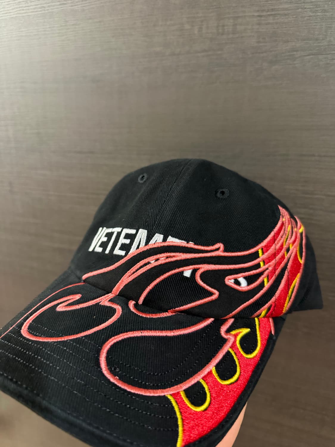 베트멍 X 리복 파이어 로고 볼캡 블랙 상품이미지3