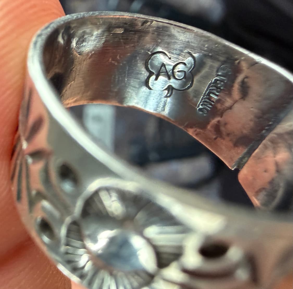 실버 터키석 반지 native american indian ring 반지 상품이미지3