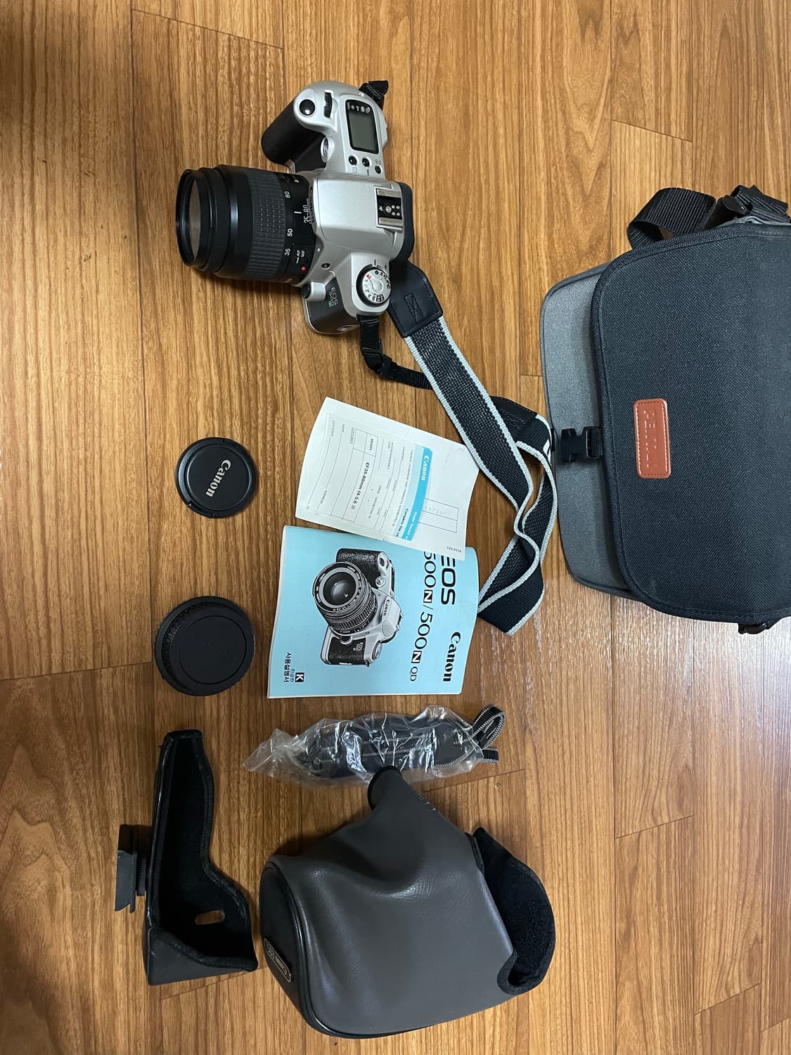 캐논 EOS 500 필름 카메라 35-80mm 렌즈 상품이미지1