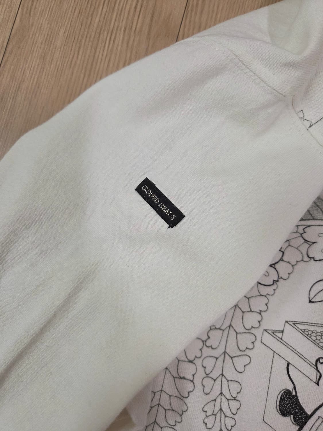 cropped heads 미드 슬리브 라운드 티셔츠 상품이미지7