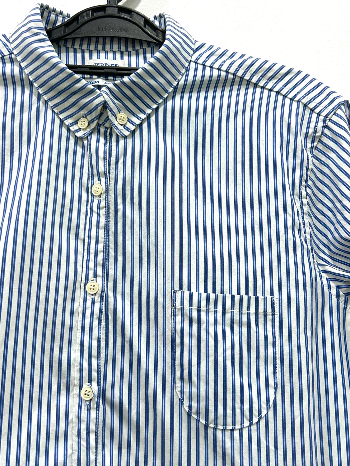 그로브 grove 스트라이프 셔츠 블루 Edition 상품이미지3