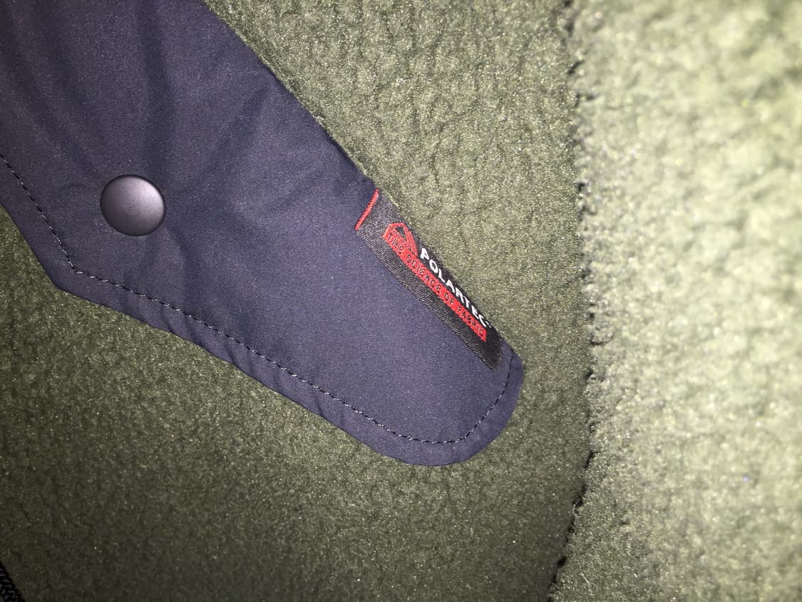 21AW 꼼데가르송 옴므 폴라텍 카키 코트 상품이미지2