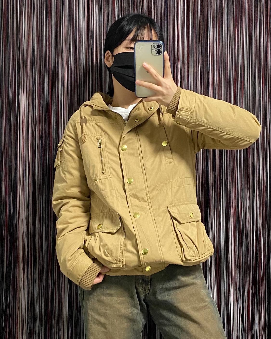 (Japan)y2k 야상패딩 ✔️𝙎𝙞𝙯𝙚 : 상품이미지3