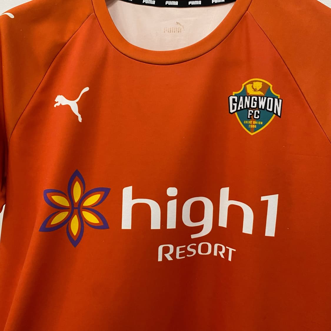 푸마 2019 강원FC 서명원 지급용 유니폼 상품이미지4