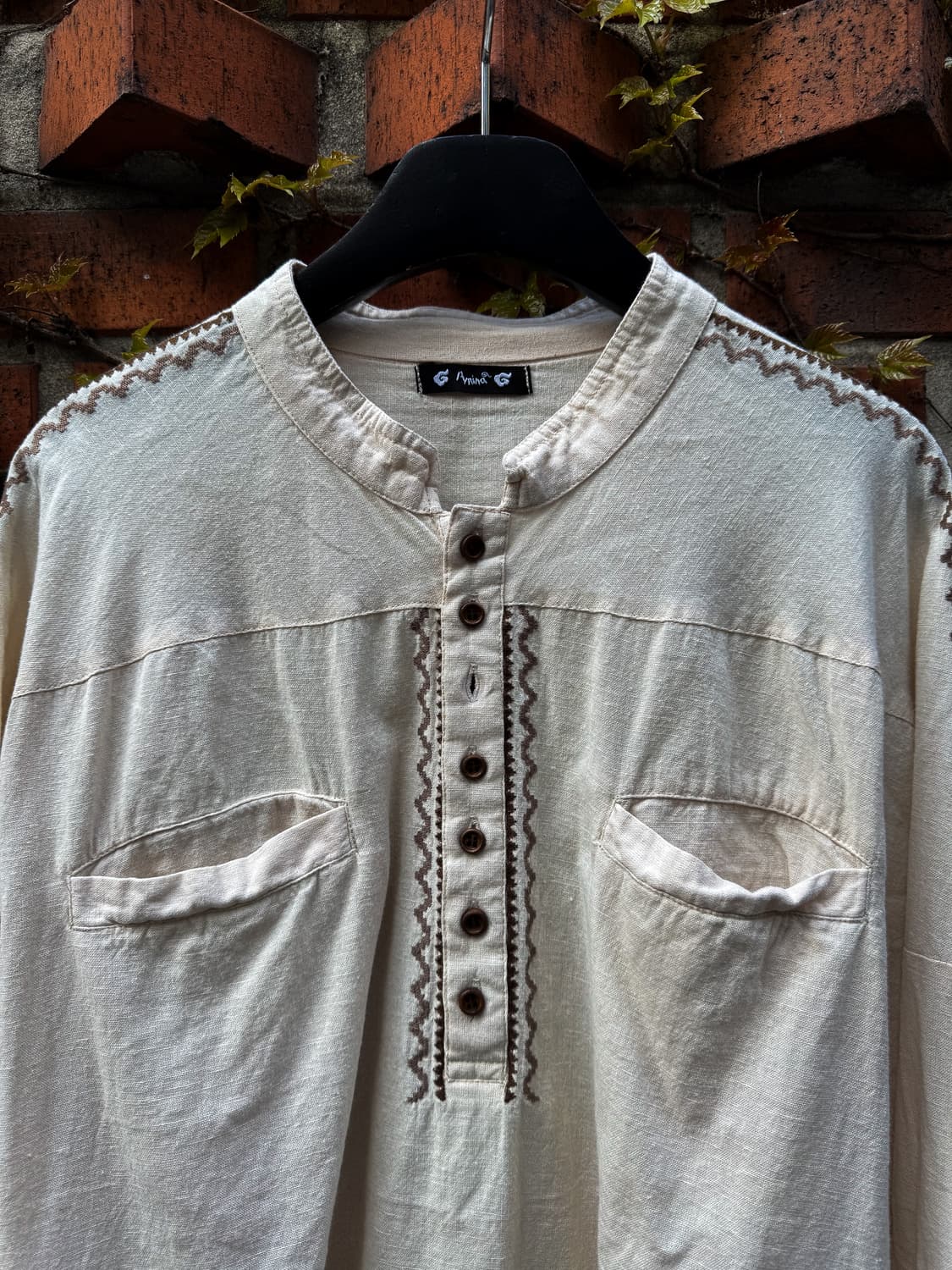 Ethnic Embroidery Pullover Shirt 상품이미지6