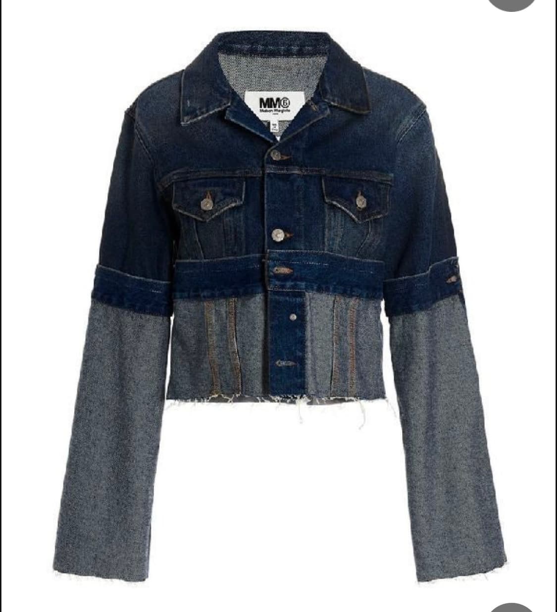 mm6 마르지엘라 크롭데님자켓 상품이미지3