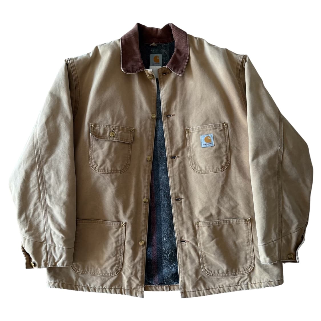 90s 칼하트 초어 코트 자켓 브라운 상품이미지4