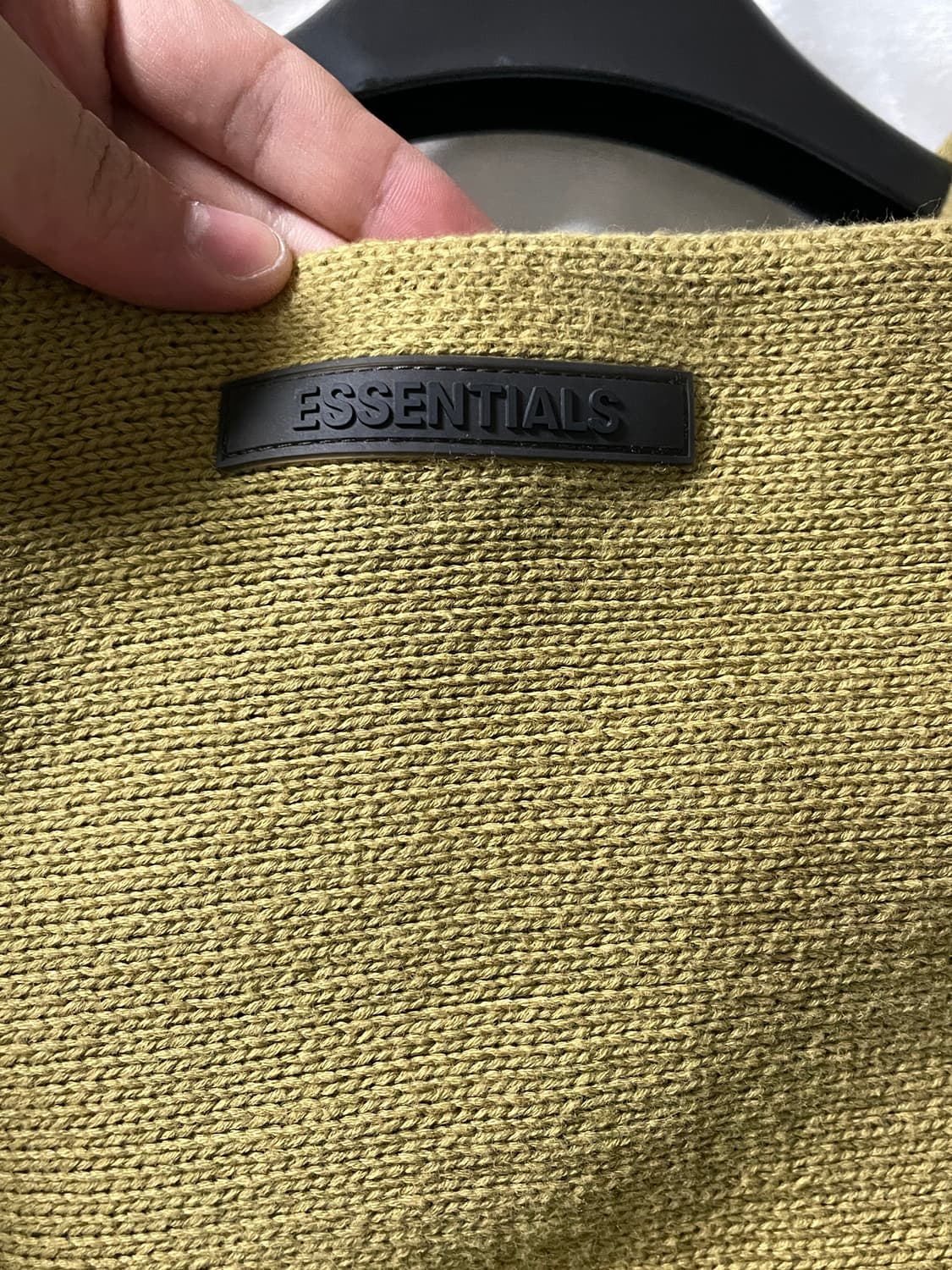 L 피오갓 에센셜 니트 후드 앰버 상품이미지4