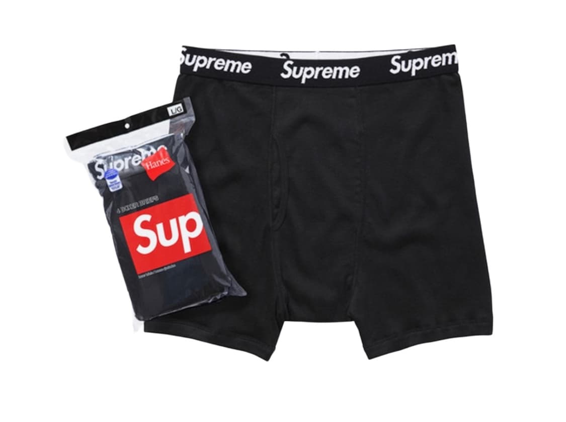 슈프림 팬티 박서 브리프 블랙 S 상품이미지1