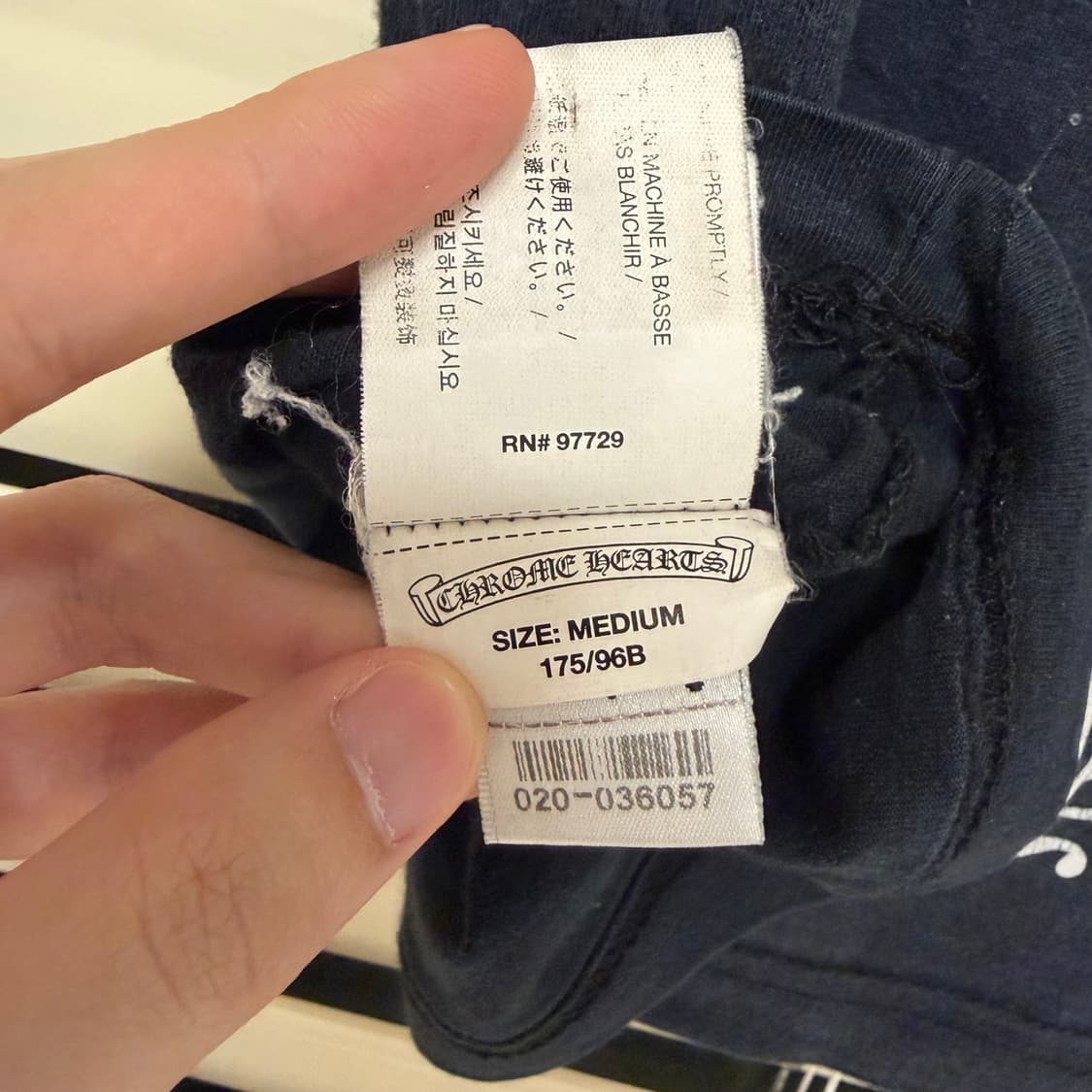 크롬하츠 Chrome Hearts 홀스슈 말발굽 뉴욕 반팔 티셔츠 M 상품이미지9