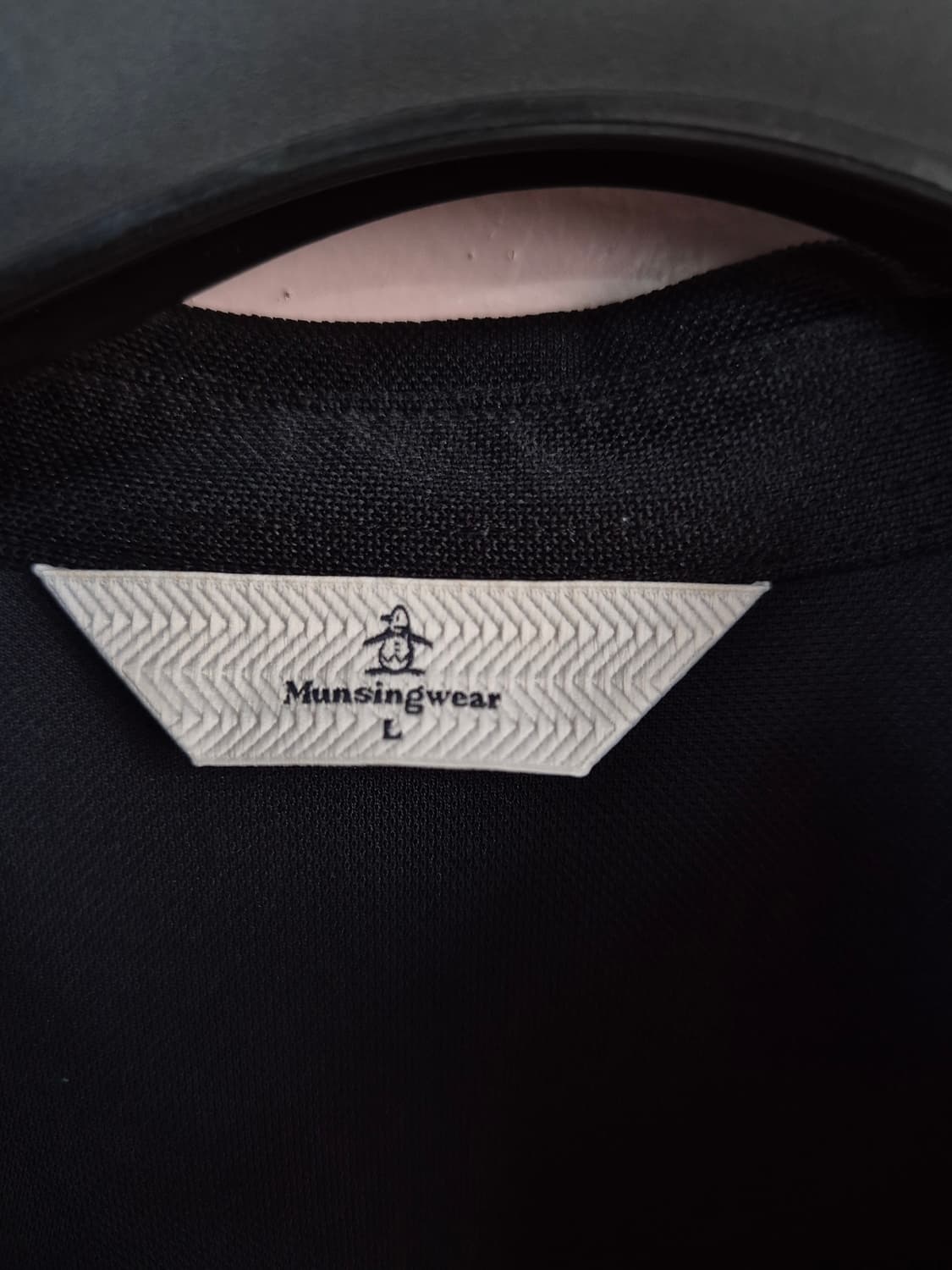 먼싱웨어 블랙 스트라이프 긴팔 폴로티셔츠 상품이미지8