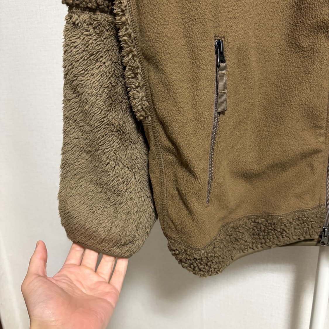 유니클로x엔지니어드 가먼츠 콜라보 플리스 집업 / 브라운, L 상품이미지6