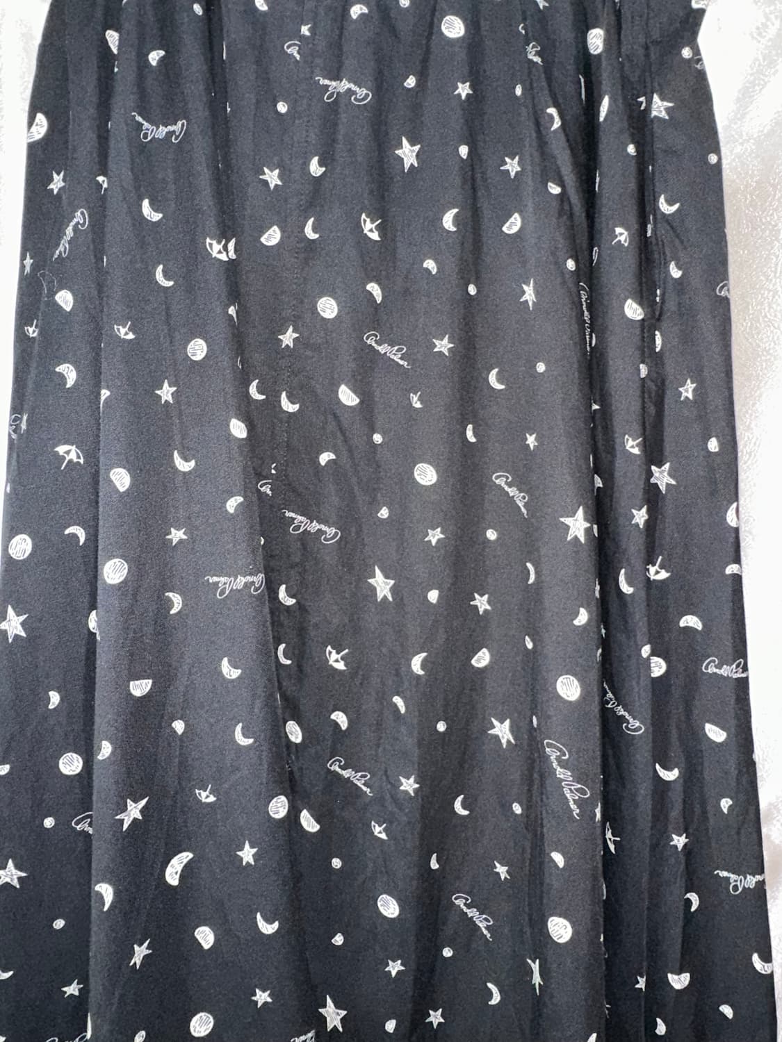 별 패턴 롱 스커트 상품이미지5