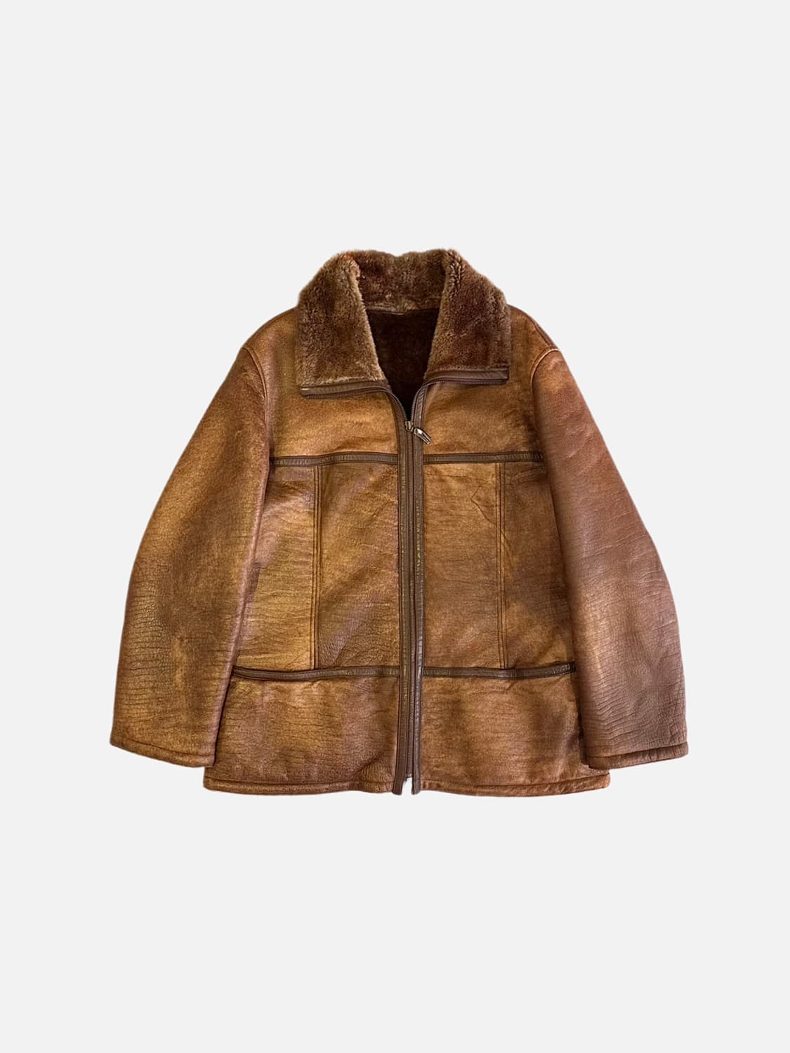 레베카 최연옥 양털 시어링 양가죽 무스탕 자켓 상품이미지1