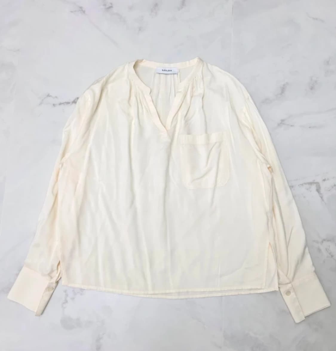 한섬 KUHO 구호 아이보리 블라우스 ~77 상품이미지1