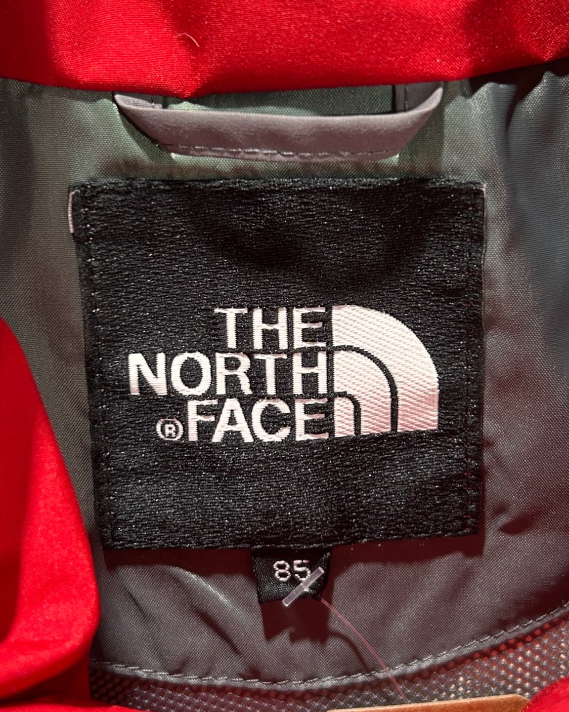 M 노스페이스 고어텍스 레드 배색 후드 바람막이 상품이미지5