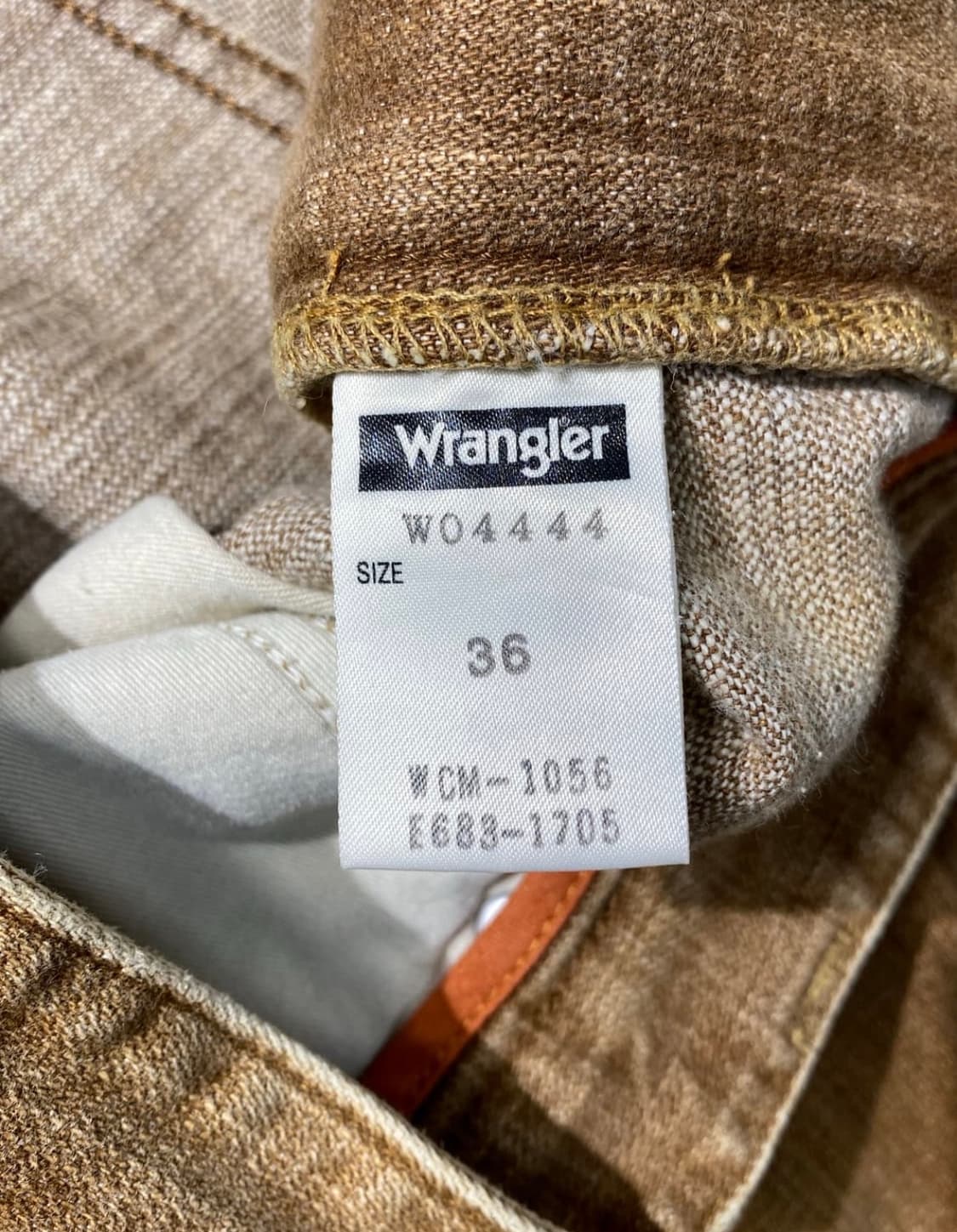 [36] Vintage Wrangler 랭글러 브라운 와이드 데님팬츠 상품이미지3