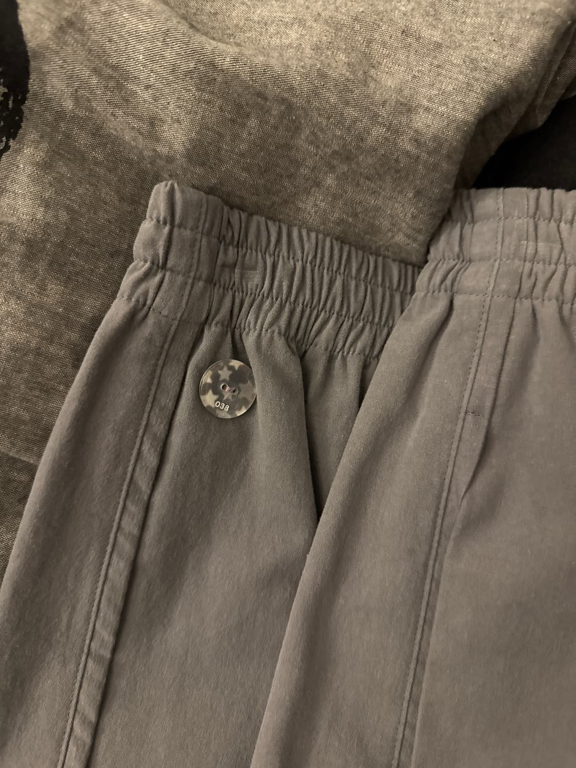 코이세이오 038 라인 코튼 숏츠 그레이 상품이미지4