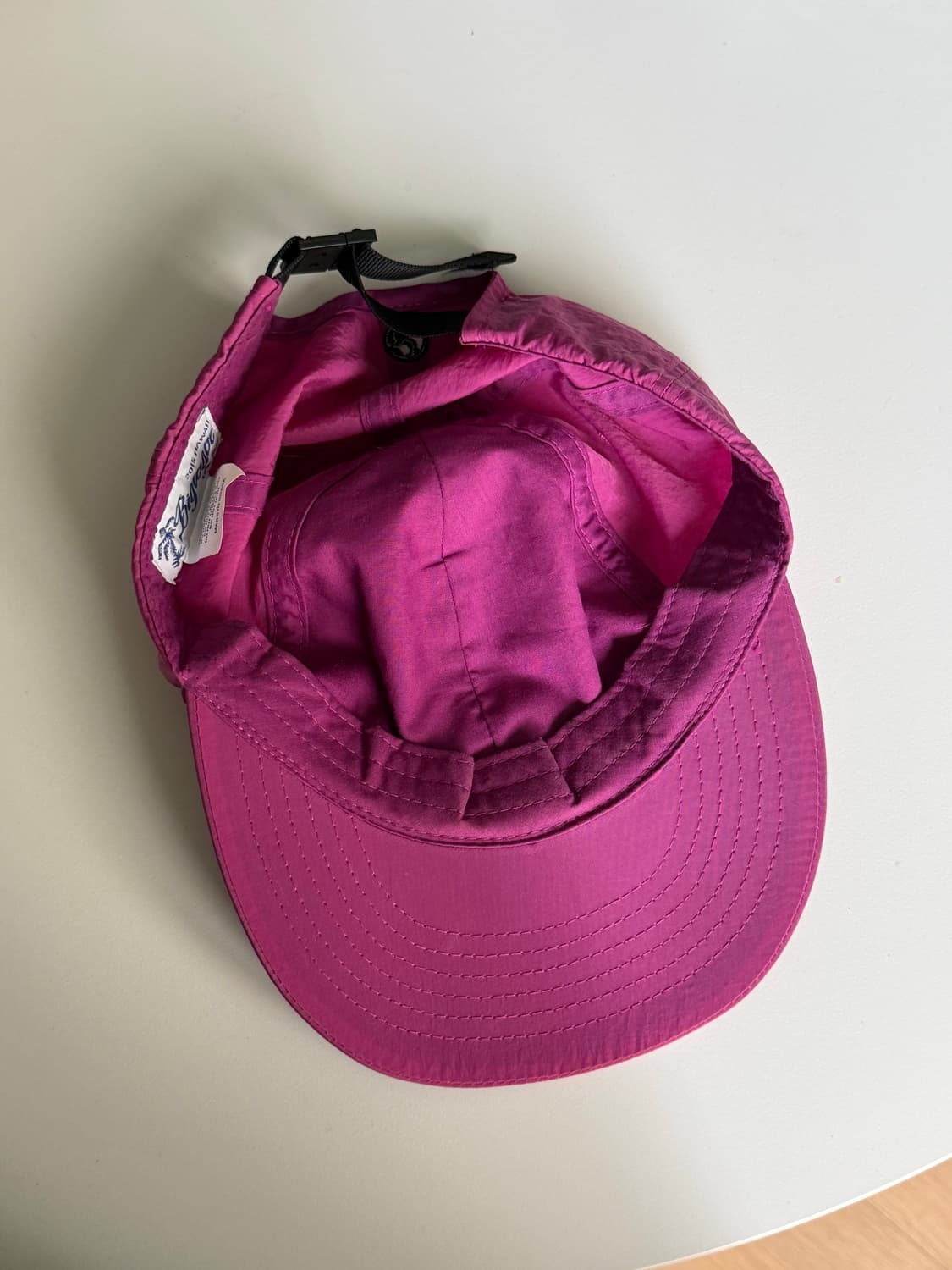 빅웨이브 컬렉티브 핑크 나일론 캡 모자 상품이미지4