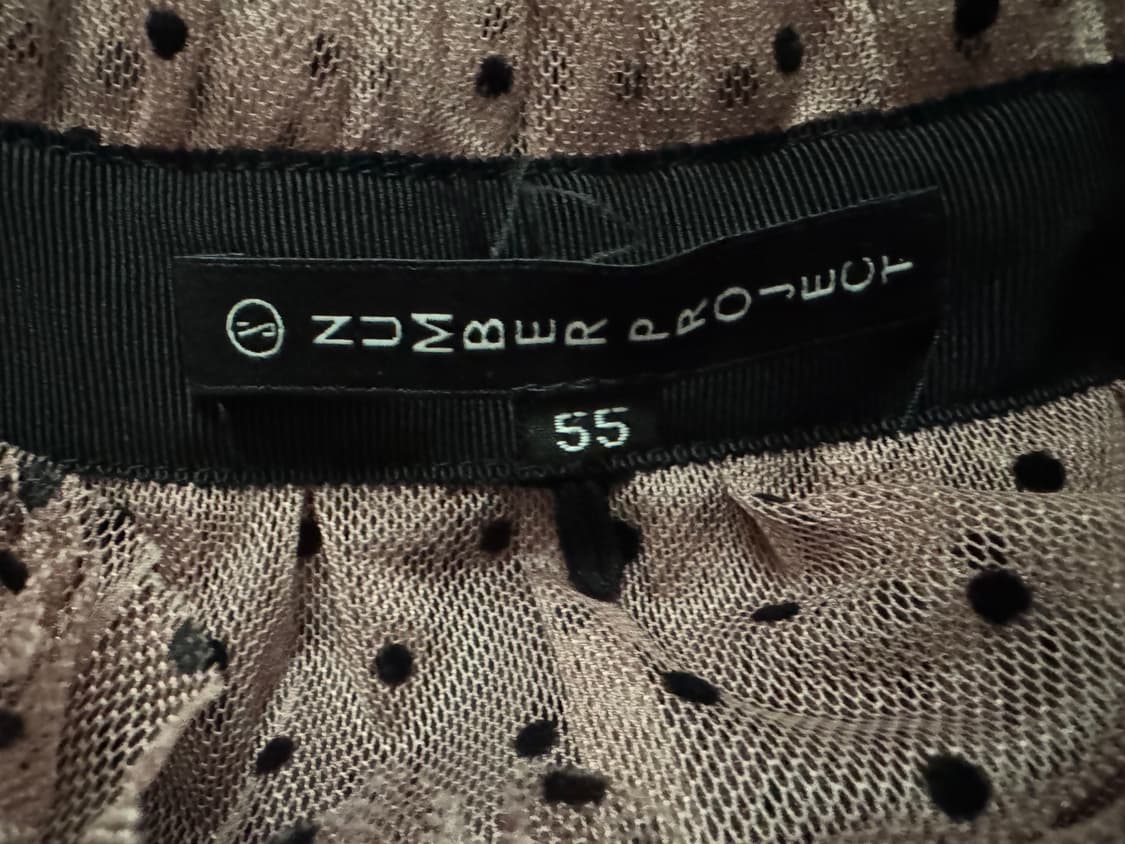 넘버프로젝트 도트레이스 치마 상품이미지4