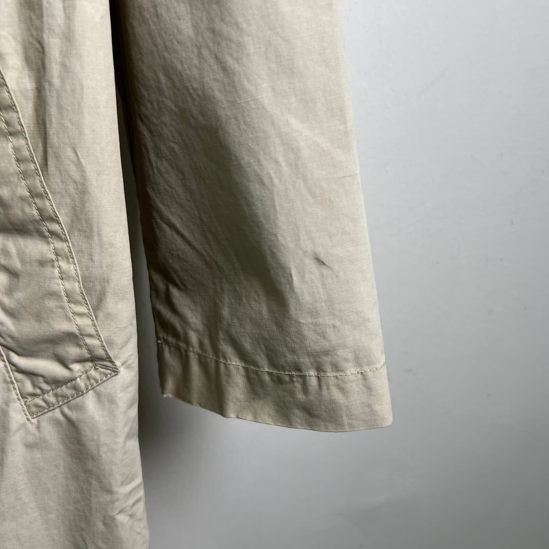 랄프로렌 베이지 히든 버튼 트렌치코트 S 상품이미지9