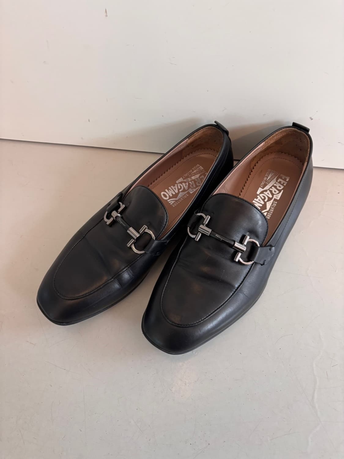 Vintage Ferragamo Leather Loafer 상품이미지7